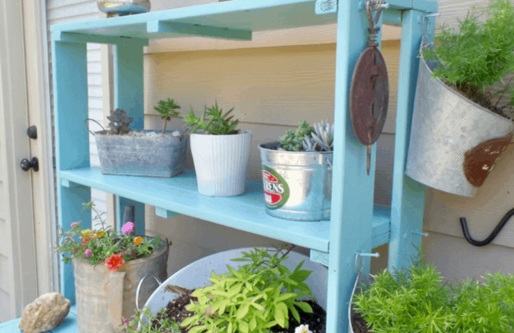 Plant Shelf Makeover