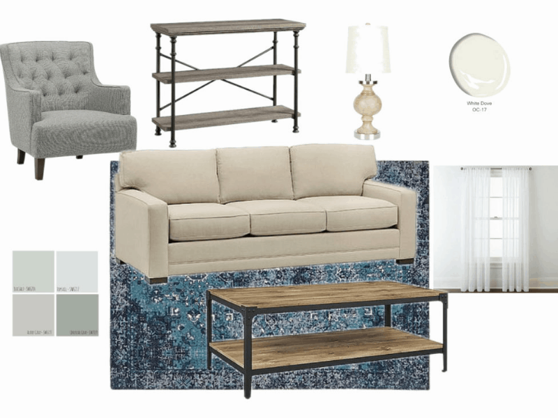 Modern farmhouse living room furniture ideas
