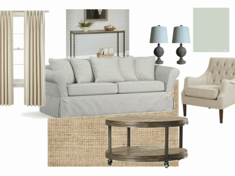 Collage of Modern Farmhouse Living Room ideas