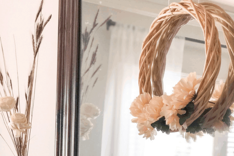 Thrifty DIY Projects - $3 wreath with dollar store supplies