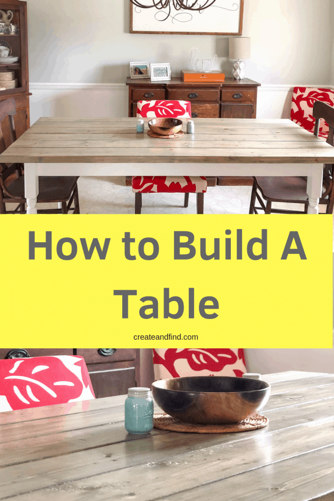 Easy DIY Farmhouse Table - How to Build Your Own