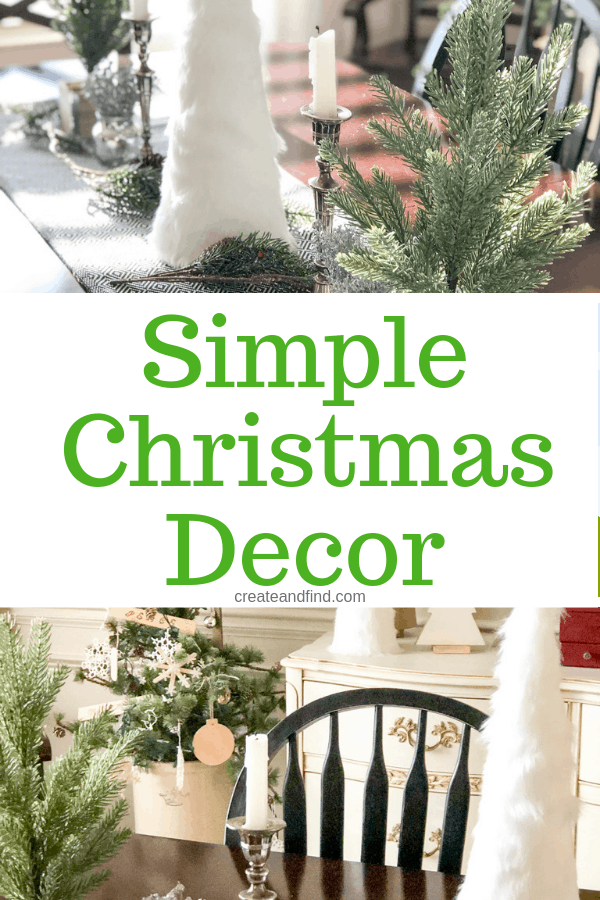 Image with text: Simple Christmas Decor