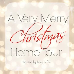 Image with text: A very merry Christmas home tour