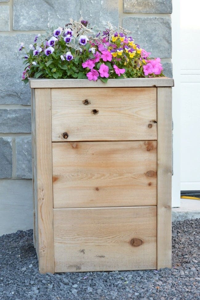 Cedar planter