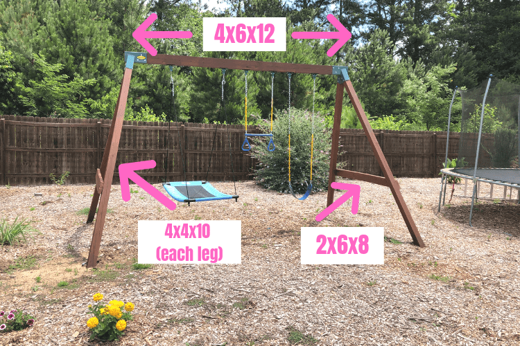 DIY Swing set measurements