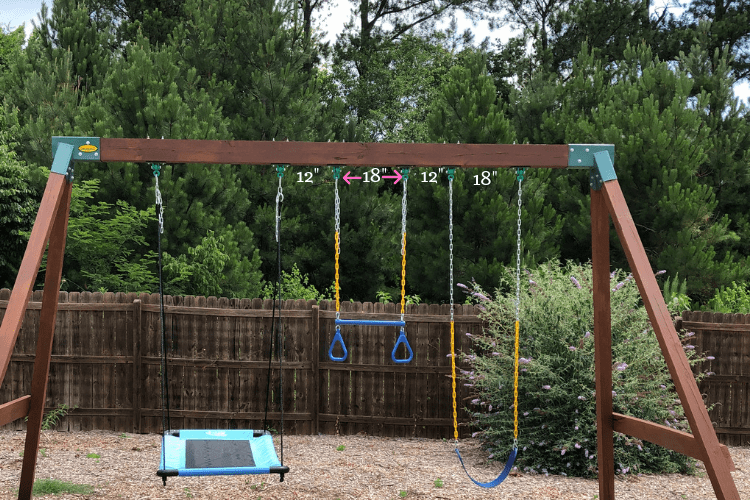 Swing set measurements