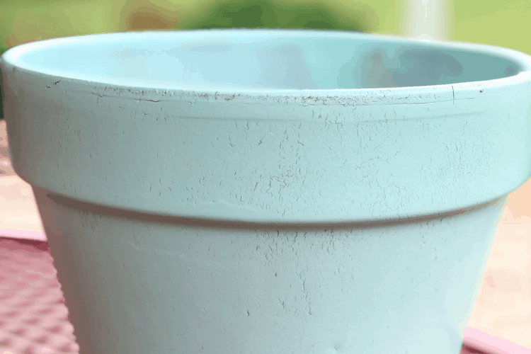 Painted planter