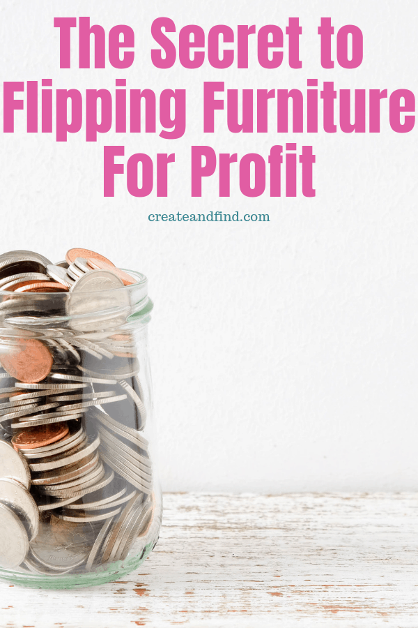 Image with text: Flipping Furniture for Profit