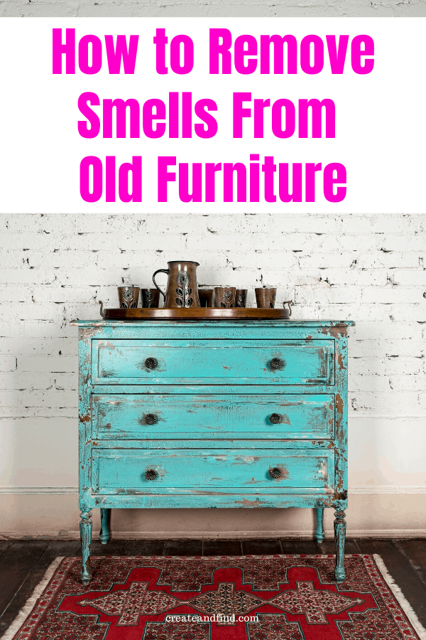 Image with text: How to remove smells from old furniture