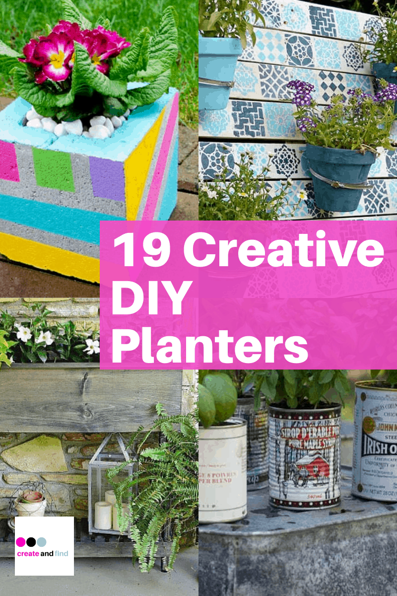 19 Ways to Make Your Own Planters