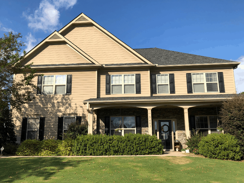 House before it was painted