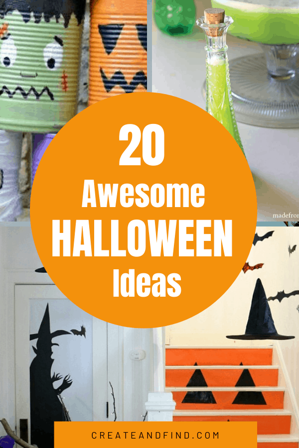 Image with text: 20 Awesome Halloween Ideas