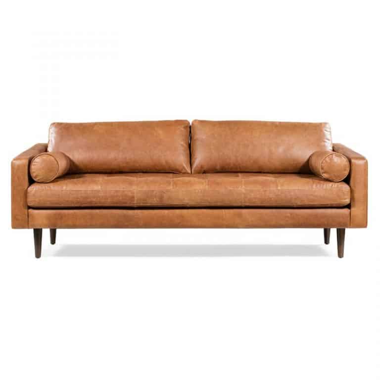 11 of The Best Mid Century Modern Leather Couches Create and Find