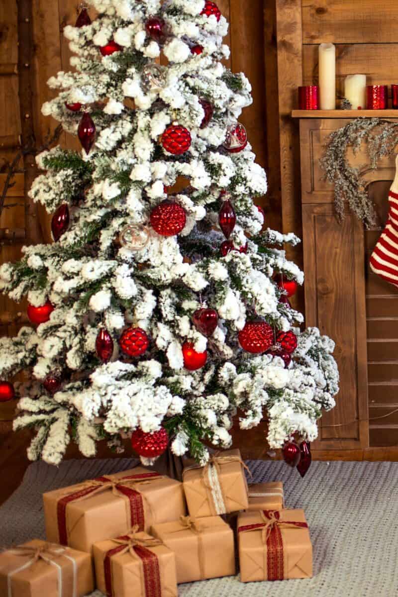 9 Flocked Christmas Tree Ideas You'll Love!