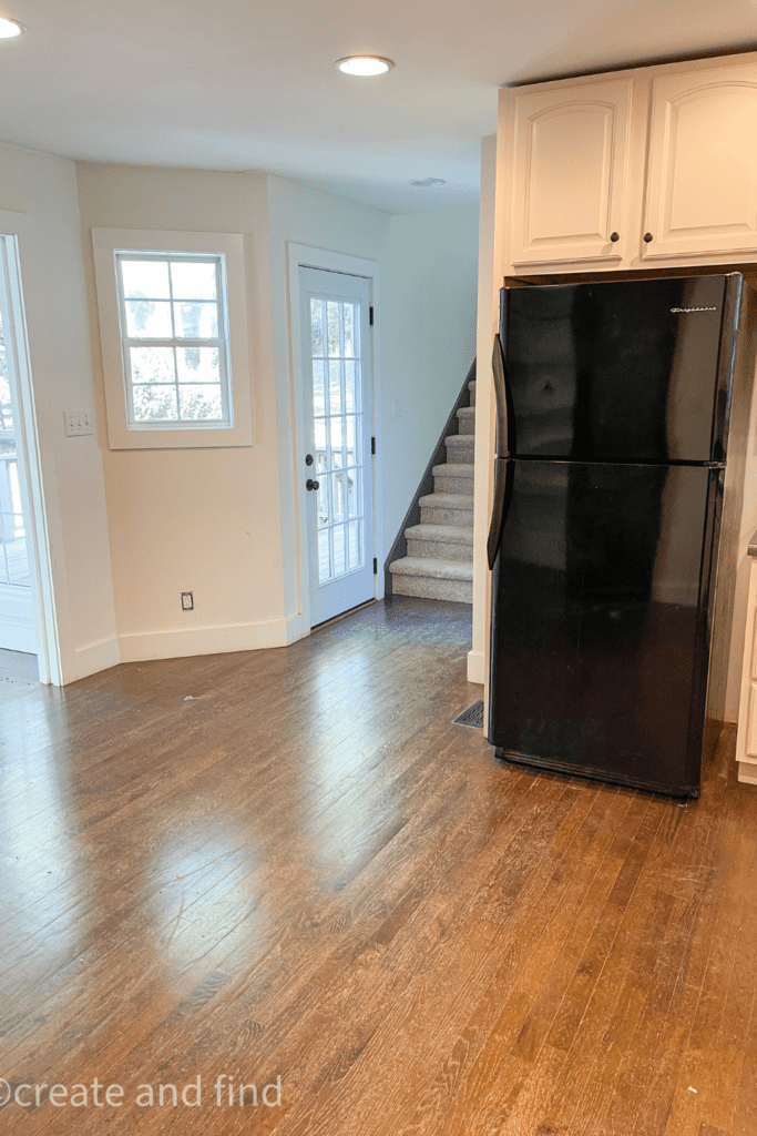 \"After\" picture of a kitchen remodel