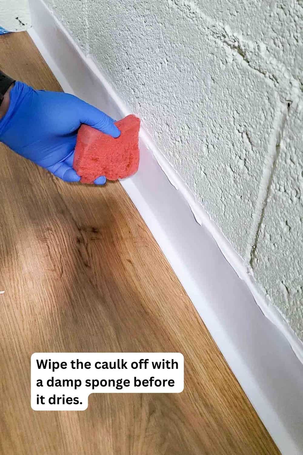How to Install Vinyl Wall Base on Cinder Block Walls