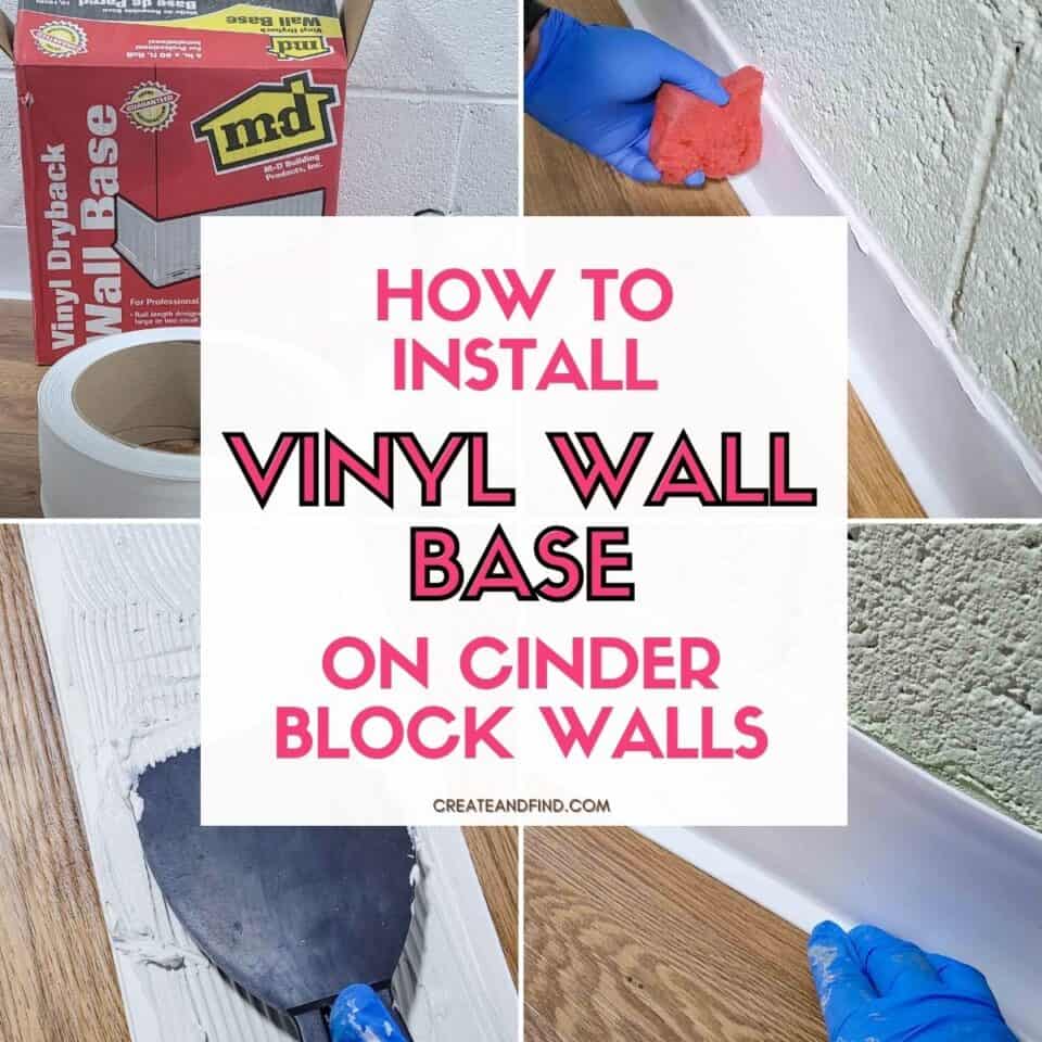 How to Install Vinyl Wall Base on Cinder Block Walls