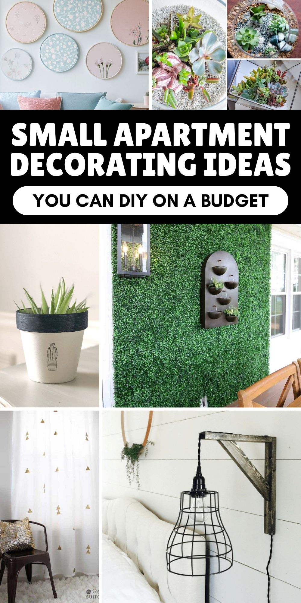 Steal these small apartment decorating ideas on a budget to create your dream apartment decor! Whether you’re moving into an old or new apartment, you’ll find plenty of apartment decor inspiration here. Check out these cute apartment ideas that won’t break the bank!
